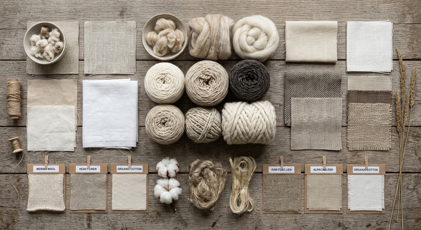 Understanding Natural Fibers: Merino, Alpaca, Wool & Linen Compared