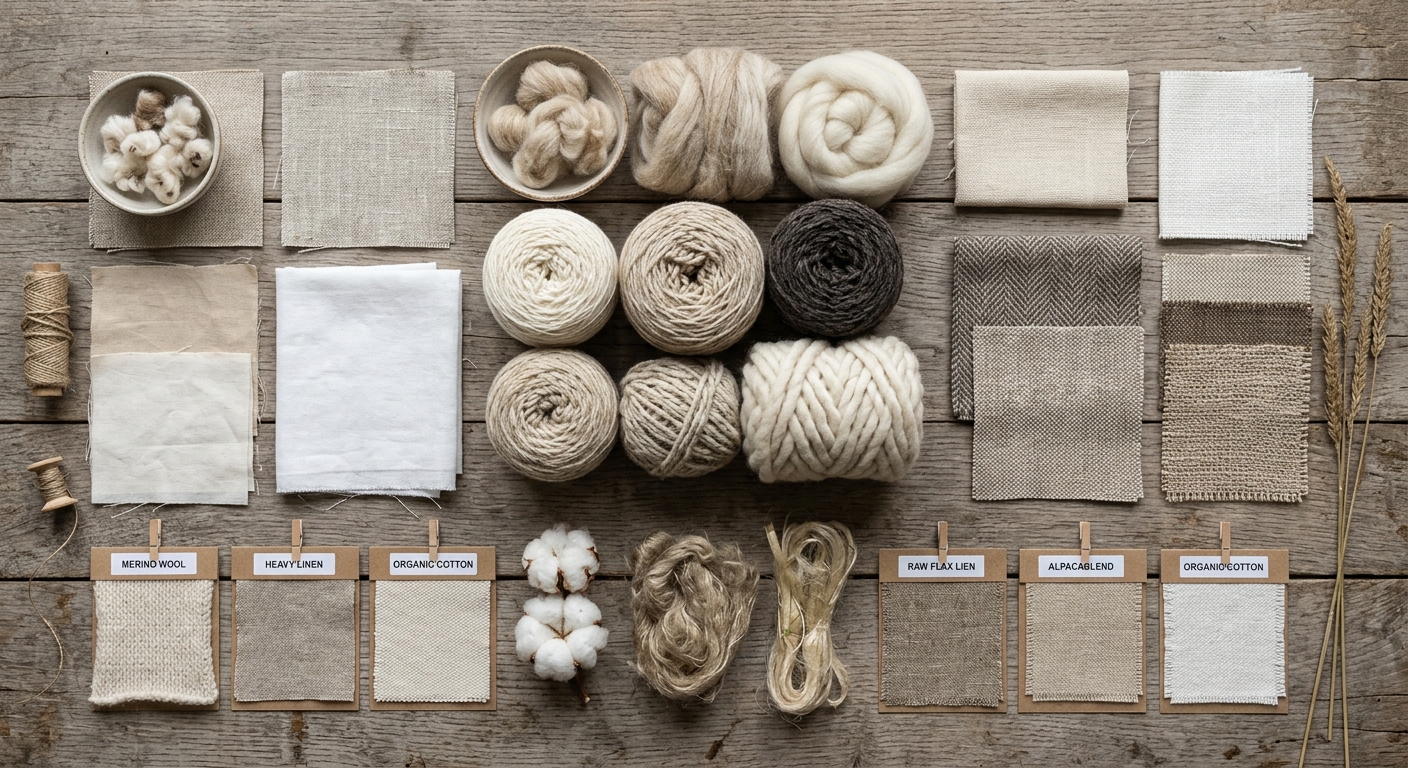 Understanding Natural Fibers: Merino, Alpaca, Wool & Linen Compared